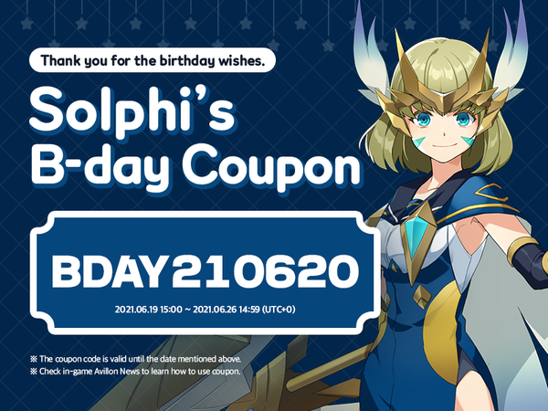 [Event] June 20th is Solphi’s Birthday!