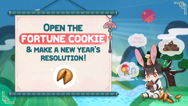 [Event] Open the fortune cookie & make a new year’s resolution!