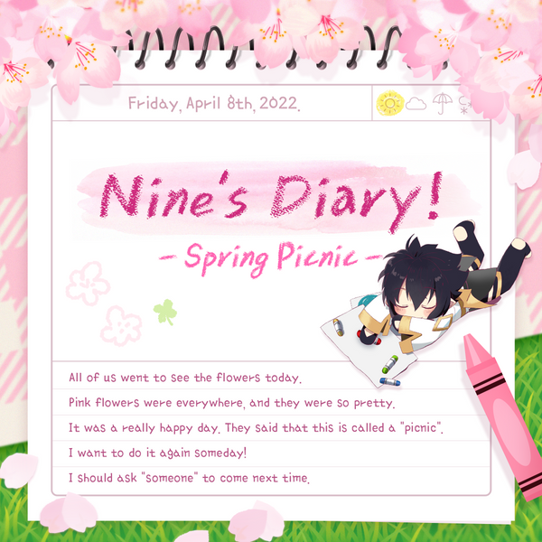 Write your own Nine's Diary! -Spring Picnic Ver.-