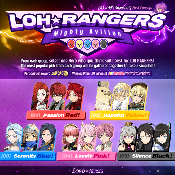 [Event] LOH RANGERS! : Mighty Avillon