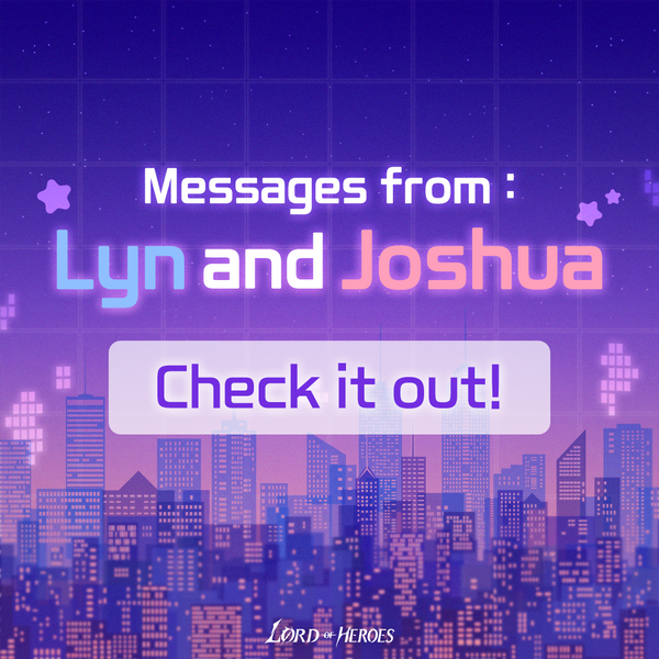 [Event Result] New message from: Lyn and Joshua