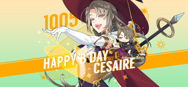 [Coupon] October 5th is Cesaire's Birthday!