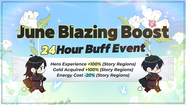 [Event] June Blazing Boost 24 Hour Buff