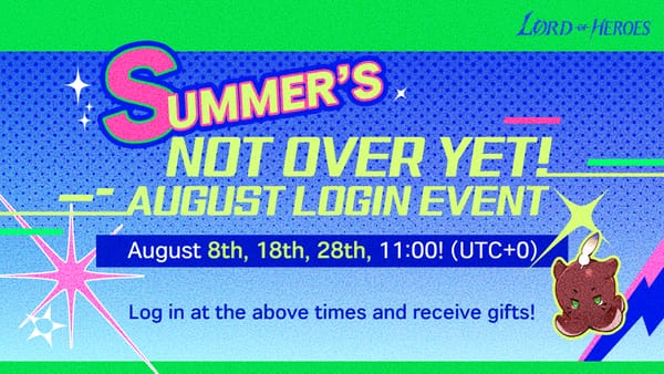 [Event] Summer’s Not Over Yet! August Login Event